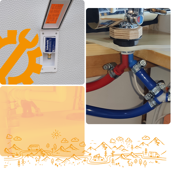 usługi serwisowe dla kamperów nowicamp kolarz zdjęć